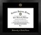 University of North Texas 14w x 11h Manhattan Black Single Mat Gold Embossed Diploma Frame with Bonus Campus Images Lithograph (value savings at $59)